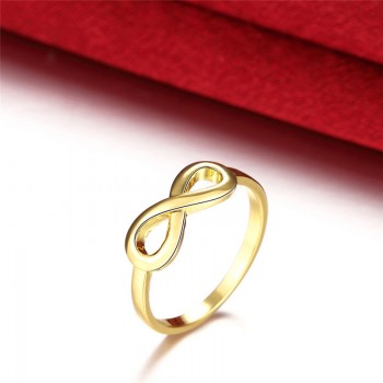 Modyle Gold/Silver Color Infinity Ring Eternity Ring Charms Best Friend Gift Endless Love Symbol Fashion Rings For Women