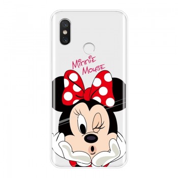 Cute Mickey Minnie Mouse Phone Case Silicone For Xiaomi Mi 5 5C 5S 5X 6 6X Plus Soft Back Cover For Xiaomi Mi A1 A2 Lite 8 SE