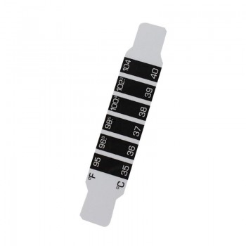 LCD Thermometer Strip ABS Reusable Flexible Head Fever Forehead Thermometer Color Change Home Test Temperature