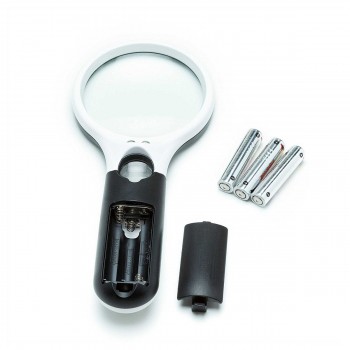 2018 Loepen Vergrootglas 3 Led Lights 3X 45X Plastic Handheld Reading Magnifier Lens Jewelry Loupe Magnifying Glass In Magnifer