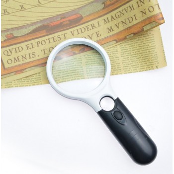 2018 Loepen Vergrootglas 3 Led Lights 3X 45X Plastic Handheld Reading Magnifier Lens Jewelry Loupe Magnifying Glass In Magnifer
