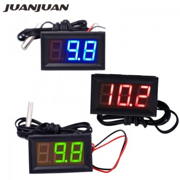 12V Digital Thermometer With Temp Probe Monitoring Meter multi-usage  -50~110C Detector 35% off