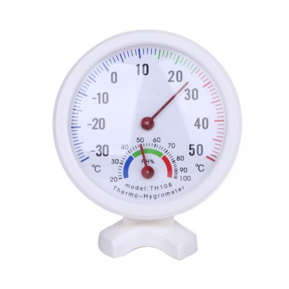 Mini Bell-shaped Scale Thermometer Hygrometer for Home Office Wall Mount Indoor Temperature Measure Tool Indoor Outdoor