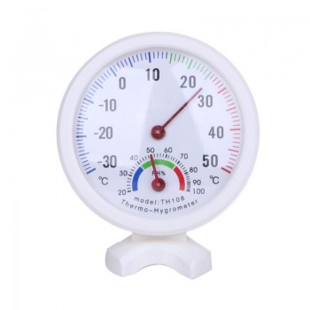 Mini Bell-shaped Scale Thermometer Hygrometer for Home Office Wall Mount Indoor Temperature Measure Tool Indoor Outdoor