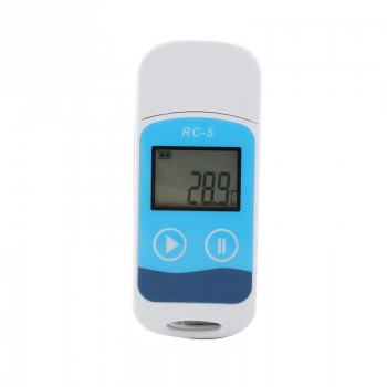 RC-5 Temperature Data Logger Mini Recorder LCD Display 32000 Points Internal Sensor Digital Temperature Sensor Temp Monitor NEW