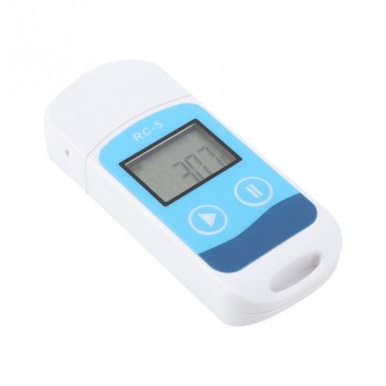 RC-5 Temperature Data Logger Mini Recorder LCD Display 32000 Points Internal Sensor Digital Temperature Sensor Temp Monitor NEW