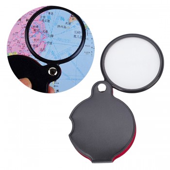 Mini Pocket 8X 50mm 5X 50mm Folding Jewelry Magnifier Magnifying Eye Glass Loupe Lens