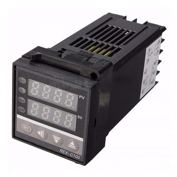 JFBL Hot Digital 220V PID REX-C100 Temperature Controller + max.40A SSR + K Thermocouple, PID Controller Set + Heat Sink