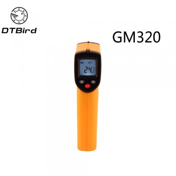 GM550 -50~550 C GM320 -50-300 Digital infrared Thermometer laser Temperature Gun Pyrometer Aquarium Emissivity Adjustable   DT6