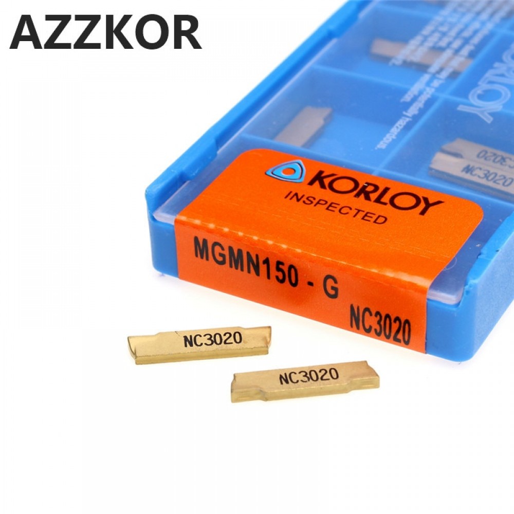 MGMN150-G NC3020 1.5mm Grooving Carbide Insert Lathe Turning Tools For Metal Wholesale MGMN150-G Prating Lathe Grooving Inserts