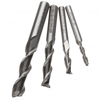 1pc Extra Long 2 Flute HSS AL End Mill CNC Milling Cutter Bit  4/6/8/10mm For Woodworking Tools