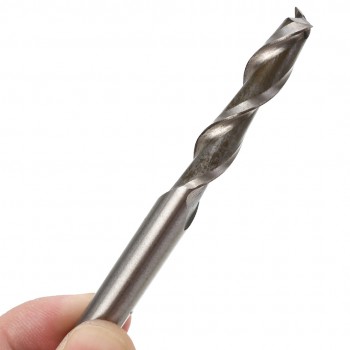 1pc Extra Long 2 Flute HSS AL End Mill CNC Milling Cutter Bit  4/6/8/10mm For Woodworking Tools