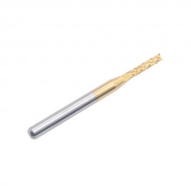 1pc 2.0mm 2.5 0.6 0.8 3.0 1.8 1.0 1.5 Titanium Coated Carbide End Milling Cutter Engraving Edge for PCB CNC Router mill Machine