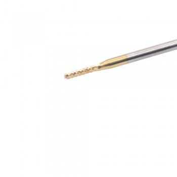 1pc 2.0mm 2.5 0.6 0.8 3.0 1.8 1.0 1.5 Titanium Coated Carbide End Milling Cutter Engraving Edge for PCB CNC Router mill Machine