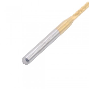 1pc 2.0mm 2.5 0.6 0.8 3.0 1.8 1.0 1.5 Titanium Coated Carbide End Milling Cutter Engraving Edge for PCB CNC Router mill Machine