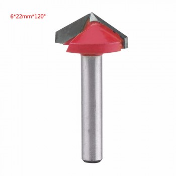 WALFRONT V Groove Router Bits CNC Engraving Milling Cutter 60-120 Degree Woodworking Carving Knife Tungsten Carbide Cutting Tool