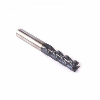 Cnc Alloy Carbide Milling Cutter End Mill 4mm 5mm 6mm 8mm 10mm 12mm Cutting HRC50 4 Flute Milling Tools Freze ucu Metal Cutter