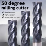 Milling Cutter CNC router bit Alloy Carbide End Mill HRC50 4 Flute 3mm 4mm 5mm 6mm 8mm 10mm Milling tools For Steel Metal Cutter