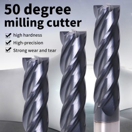 Milling Cutter CNC router bit Alloy Carbide End Mill HRC50 4 Flute 3mm 4mm 5mm 6mm 8mm 10mm Milling tools For Steel Metal Cutter