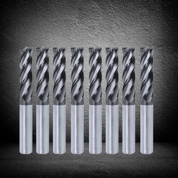 Milling Cutter CNC router bit Alloy Carbide End Mill HRC50 4 Flute 3mm 4mm 5mm 6mm 8mm 10mm Milling tools For Steel Metal Cutter