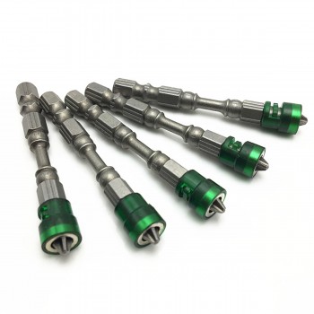5pcs Single Head  Magnetic Screwdriver Bit Anti-Slip Hex S2 PH2 Electric Screw Driver Set For Power Tools