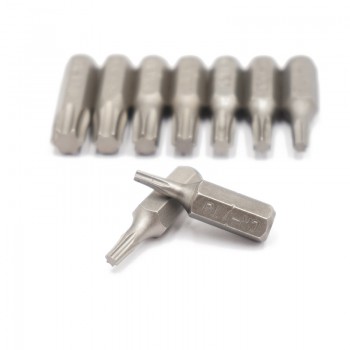 9PCS 25MM 1/4 Torx T8-T40 Screwdriver Bit Set Repair Tools Screwdrivers Kit Hex Shank Drill Bit For Power Household Hand Tools