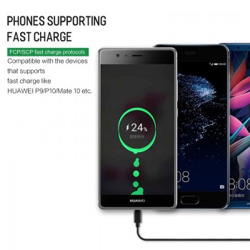 ROCK PD3.0 QC 4.0 Dual USB Car Charger Quick Charge Metal Mini SCP VOOC 4 in 1 Car-Charger 2 Port 30W for iPhone Samsung Xiaomi