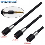 60mm 100mm 150mm 1/4 Inch Hex Shank Quick Release Screwdriver Bit Holder Extension Bar