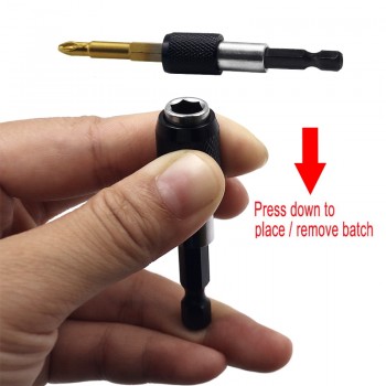 60mm 100mm 150mm 1/4 Inch Hex Shank Quick Release Screwdriver Bit Holder Extension Bar