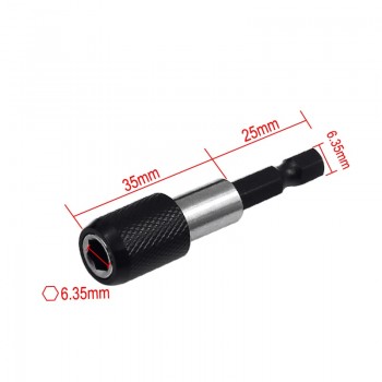 60mm 100mm 150mm 1/4 Inch Hex Shank Quick Release Screwdriver Bit Holder Extension Bar