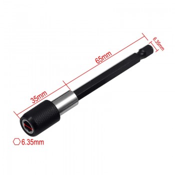 60mm 100mm 150mm 1/4 Inch Hex Shank Quick Release Screwdriver Bit Holder Extension Bar