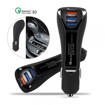 Proelio 3 Ports Quick Charge 3.0 Car Charger 3.1A USB Charger for iPhone Samsung LG Mobile Phone Tablets car-styling Car-Charger