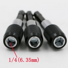 60mm Quick Release 1/4 Hex Shank Drill Screw Magnetic  Screwdriver Bit Holder 1 Piece