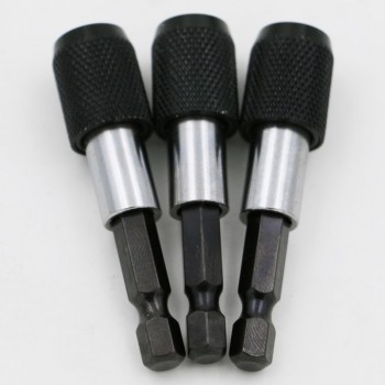 60mm Quick Release 1/4 Hex Shank Drill Screw Magnetic  Screwdriver Bit Holder 1 Piece