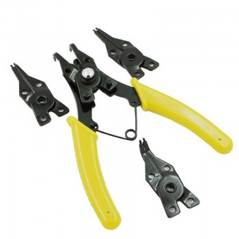 4 IN 1 Multifunctional Snap Ring Pliers Multi Tools Multi Crimp Tool Internal External Ring Remover Retaining Circlip Pliers