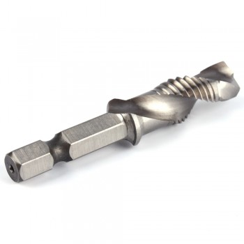 1pcs Metric Screw Taps Dril Bits 1/4 Hex Shank M3 M4 M5 M6 M8 M10 Thread Tap Spiral Screw Dril Bit Woodworking Tools