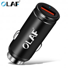 OLAF Quick Charge 3.0 Car Charger For Mobile Phone USB Car Charger Qualcomm QC 3.0 Fast Charging Adapter Mini USB Car Charger