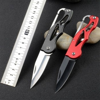 Multifunction Folding Fold Knife Portable Key Ring Camping Mini Peeler Keychain Tactical Rescue Survival Outdoor Tool Hunting