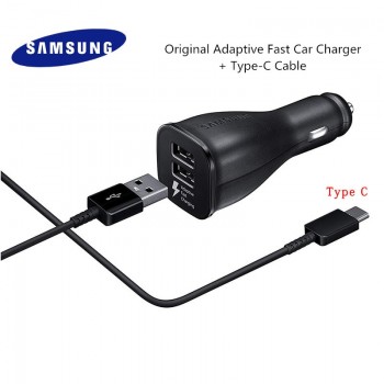 Original Car Charger Samsung Galaxy S8 S9 S 9 Plus Fast Charger 1.2M USB Type-C Adaptive Travel Charging 9V1.67A amp; 5V2A Note 8 9