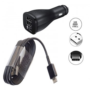 Original Car Charger Samsung Galaxy S8 S9 S 9 Plus Fast Charger 1.2M USB Type-C Adaptive Travel Charging 9V1.67A amp; 5V2A Note 8 9