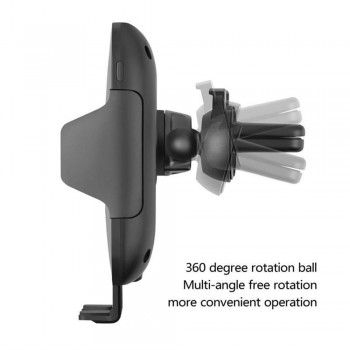 696 C10 QI Fast Wireless Car Charger 10W Automatic Infrared Induction Air Vent Car Phone Holder for iPhone Samsung Fast charging