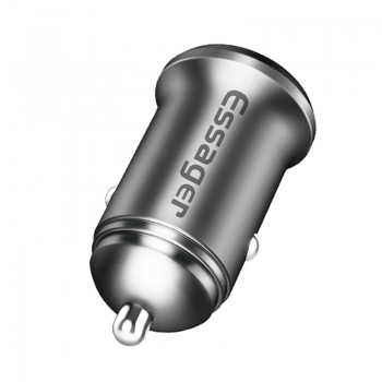 Essager Car USB Charger Led For iPhone Xiaomi Samsung Huawei Lighter Fast Car Charger For Mobile Phone Dual USB Car Charger 4.8A