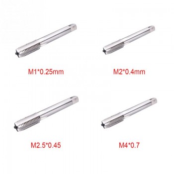 M1 M2 M2.5 M4 Industrial HSS Metric Taper Plug Tap Right Hand Thread Drill Bits Tool