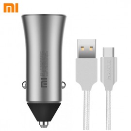 Xiaomi Car Charger 18W Dual USB Quick Charge 3.0 5V/2.4A 9V/2A 12V/1.5A Fast Charge 3.0 Edition +2A Magcle Cable