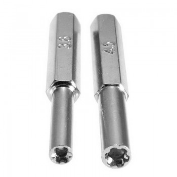2 PCS New 3.8mm + 4.5mm Security Screwdriver Tool Bit Gamebit for Nintendo NES N64 Gameboy VHG03  P50