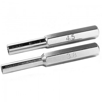 2 PCS New 3.8mm + 4.5mm Security Screwdriver Tool Bit Gamebit for Nintendo NES N64 Gameboy VHG03  P50