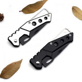 Mini Portable Knife Fold Camping Tactical Folding Pocket Ring Outdoor Tools Hunting Edc Stainless Key 2017 Survival Real Rushed