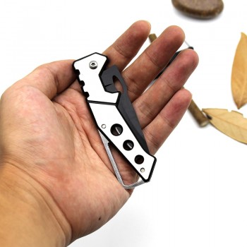 Mini Portable Knife Fold Camping Tactical Folding Pocket Ring Outdoor Tools Hunting Edc Stainless Key 2017 Survival Real Rushed