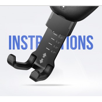 Gravity Sensor QI Wireless Charging Car Charger for Samsung Galaxy S9 S8 S6 S7 Edge Air Vent Holder for IPhone XS MAX XR 8 Plus