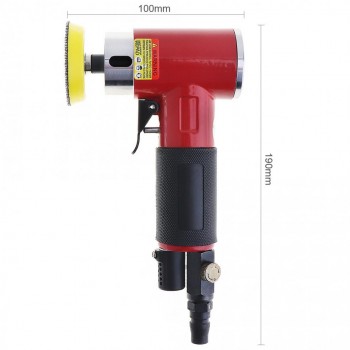 TORO-943A 2 Inch Straight Heart High-speed Mini Pneumatic Sanding Machine with Push Switch and Sanding Pad for Polishing